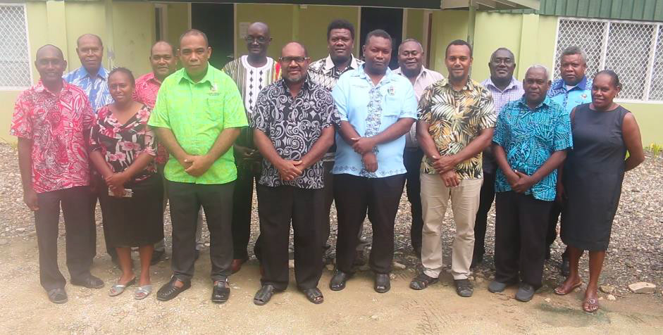 Members of the PGSP Joint Oversight Committee and the support secretariat in Auki June 2019.
