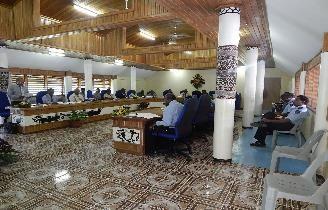 Inside Makira Ulawa Provincial Chamber – Kira Kira. Central Makira Constituency